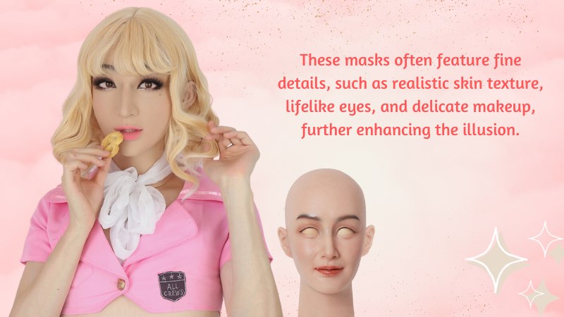 Roanyer Silicone MAY Mask Realistic Female Mask for Crossdresser Fake Mask  Women