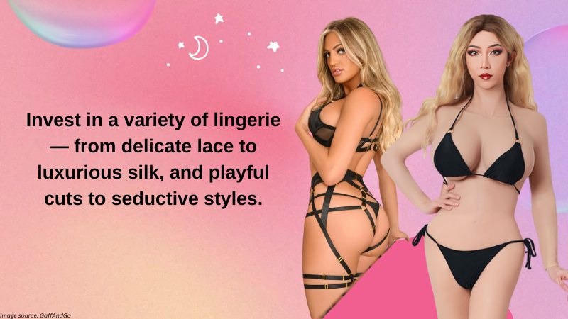 Different styles of Lingerie