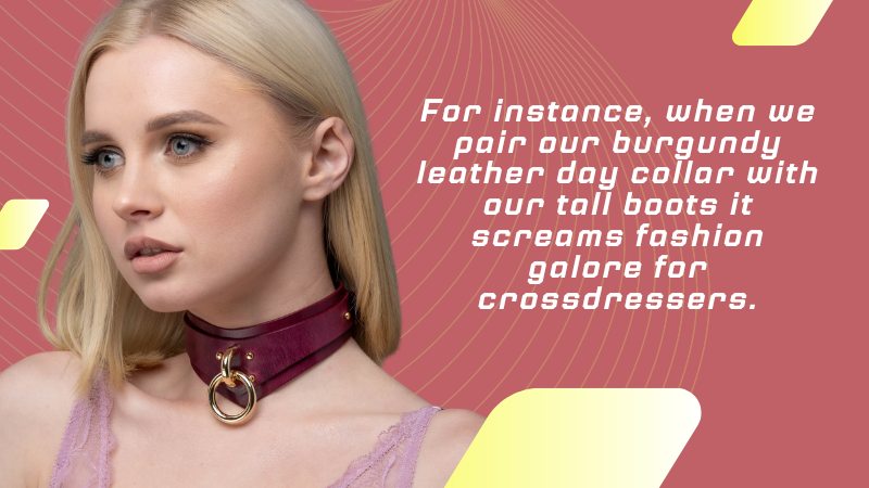 How to Add Leather Day collars in the crossdresser wardrobe