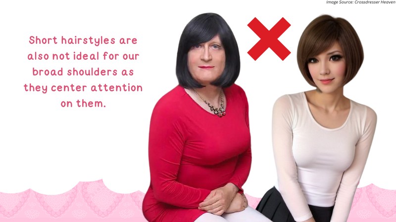 Crossdressing Tips: How to Look more feminine with broad shoulders