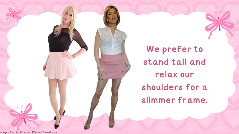 Crossdressing Tips: How to Look more feminine with broad shoulders