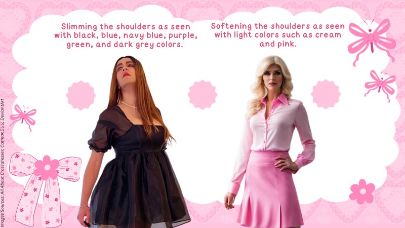 Crossdressing Tips: How to Look more feminine with broad shoulders