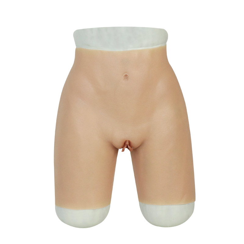 G Cup Silicone Breast Forms + Fake Vagina Pant with Anal Hole + High Waisted Underwear Body Shaper