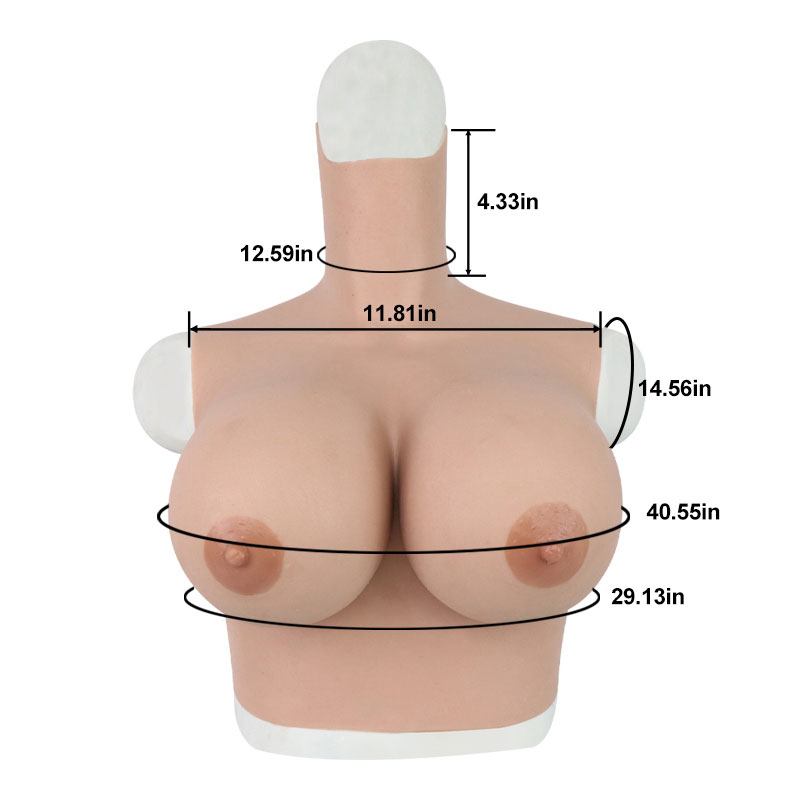 H Cup Silicone Breast Forms + Silicone Pregnant Belly