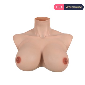 G Cup Breasts East West Shape