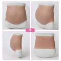 Sexy S Cup Breast Forms + Upgraded Silicone Pregnant Belly + High elastic Bikini - Pink