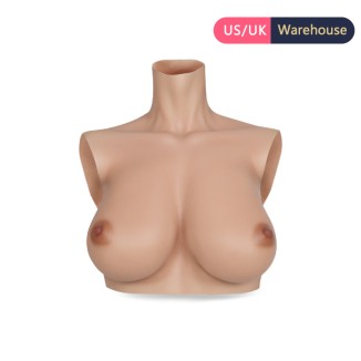 H Cup Breasts East West Shape