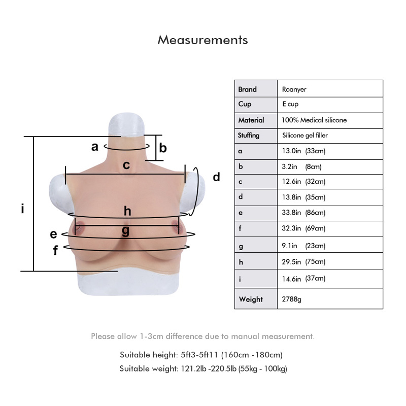 E Cup Breasts East West Shape