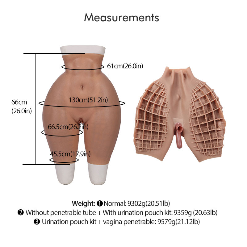 Sexy S Cup Breast Forms + Super Strong Hip Pant