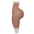 H Cup Silicone Breast Forms + Super Strong Hip Pants + Ombre blonde mix brown long wig