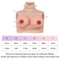 D+H Cup Silicone Inflatable Breast Forms