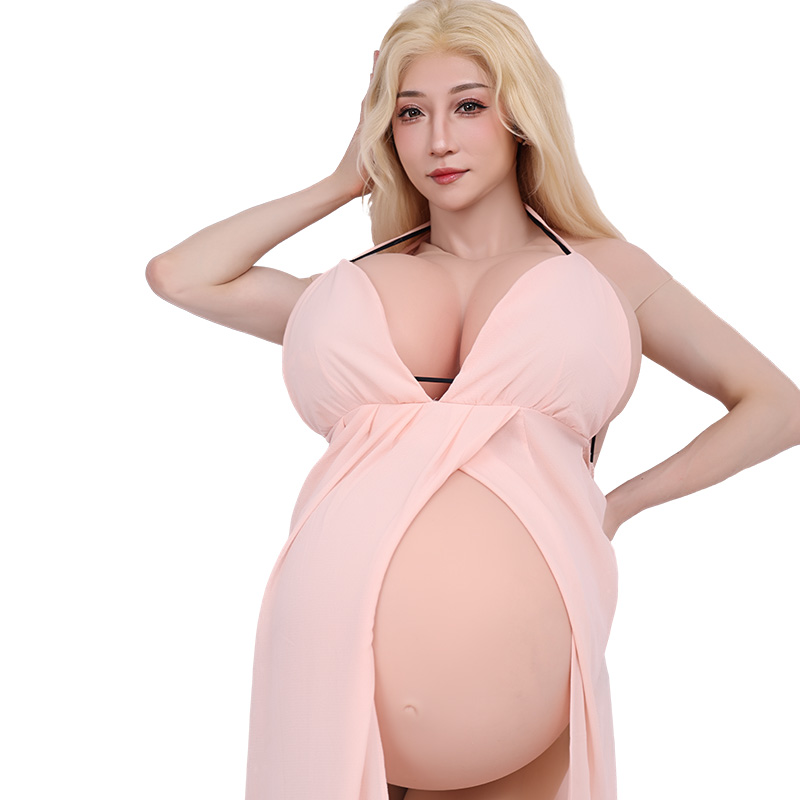 Silicone Triplets Fake Pregnant Belly