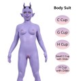 Purple Silicone Lilith Succubus Suit