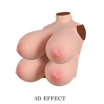 Pre-Order G Cup Silicone Four Breast Forms