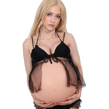 Silicone Inflatable Twins Pregnant Belly