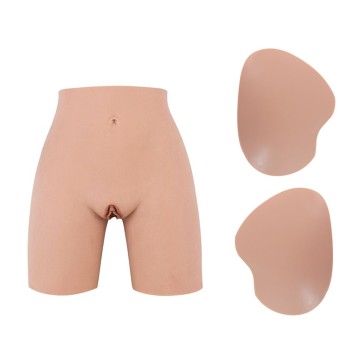 Fake Vagina Pant with Anal Hole + Medium Silicone Hip Pads