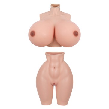 Z Cup Silicone Inflatable Breasts + Super Strong Hip Pants