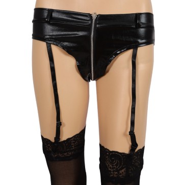 Leather Garter Belt - 017