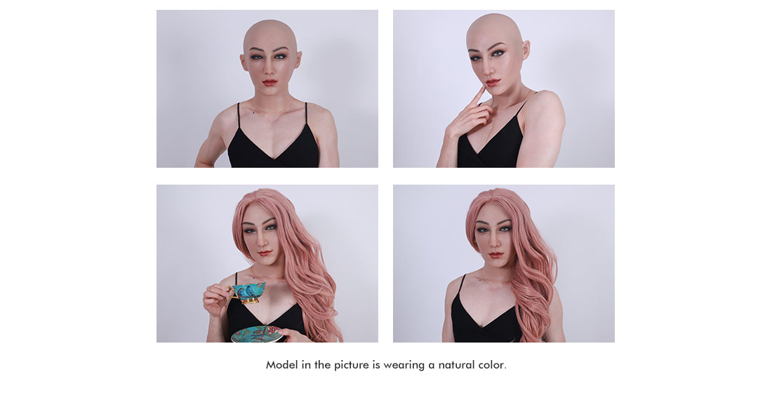 Roanyer Realistic Silicone Female Mask for Crossdresser Cosplay Silicone  Mask