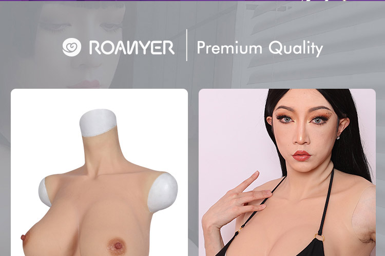 Buy ROANYERSilicone Forms East West Shape Fake Boobs plate for